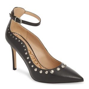 Sam Edelman Black Studded Heels